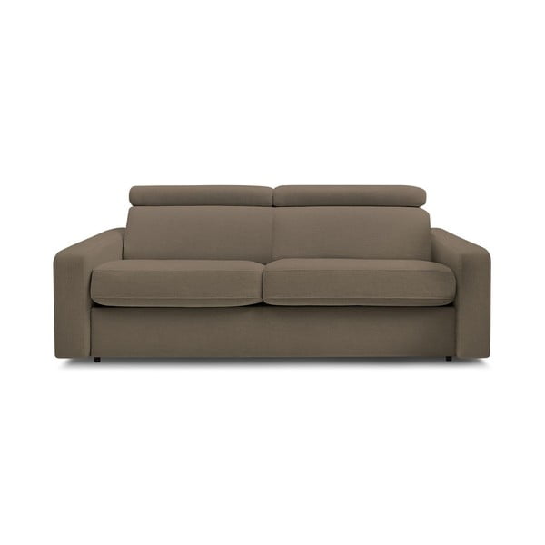 Кафяв разтегателен диван 215 cm Monaco – Bobochic Paris