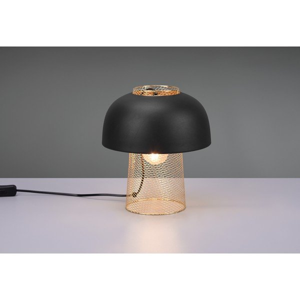 Матово черно метална настолна лампа (височина 28 cm) Punch – Reality-image-1