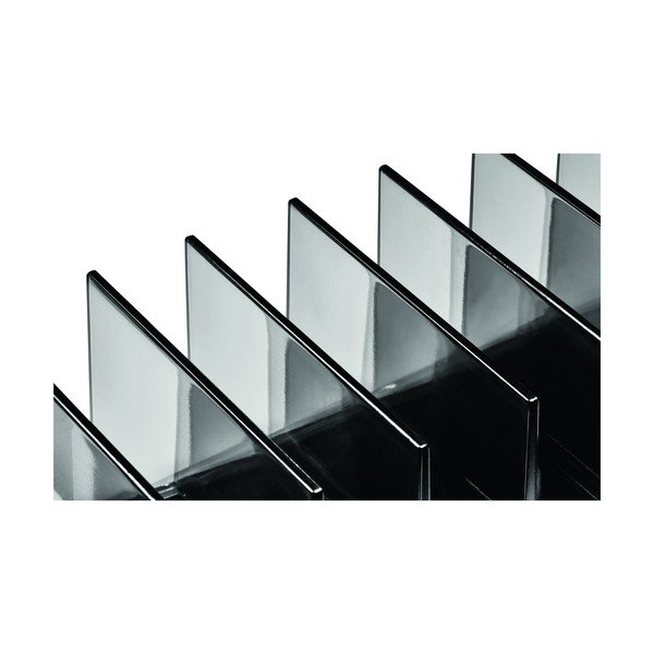 Матово черен органайзер за козметика за баня от рециклирана пластмаса Palette Station - iDesign-image-3