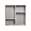 Светлосив стенен шкаф за книги Z , 70 x 70 cm Cube - Tenzo