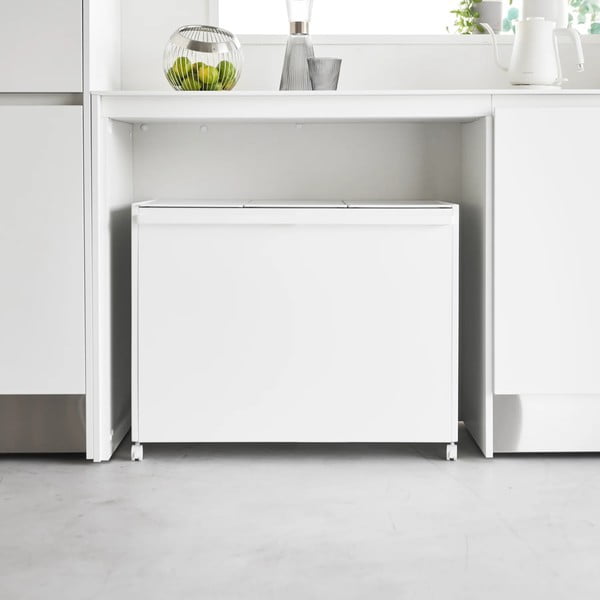 Бяло метално кошче за рециклиране Tower – YAMAZAKI-image-1