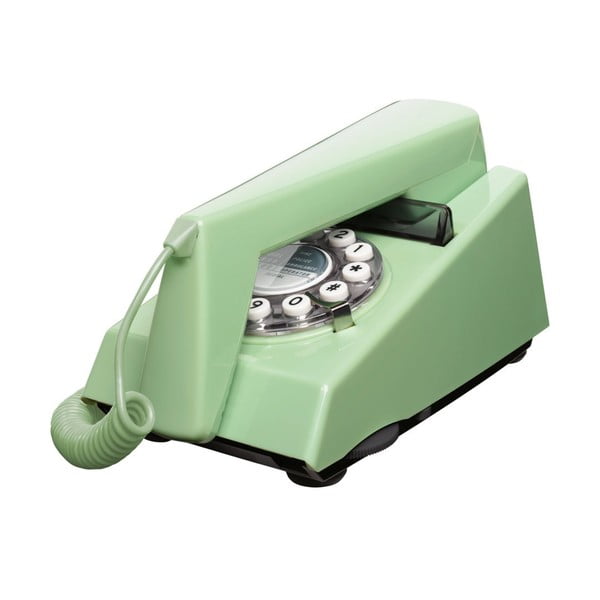 Retro funkční telefon Trim Swedish Green