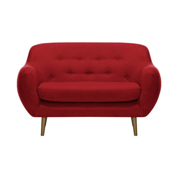 Червен диван Gaia, 142 cm - Vivonita