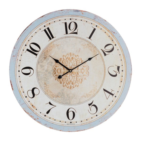 Бял стенен часовник Vintage, ⌀ 60 cm Cre Cre - Brandani