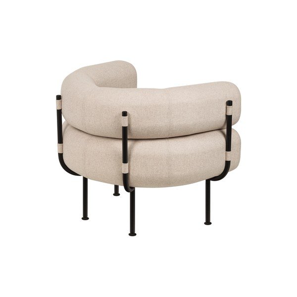 Бежово вълнено кресло Ubi – noo.ma-image-2