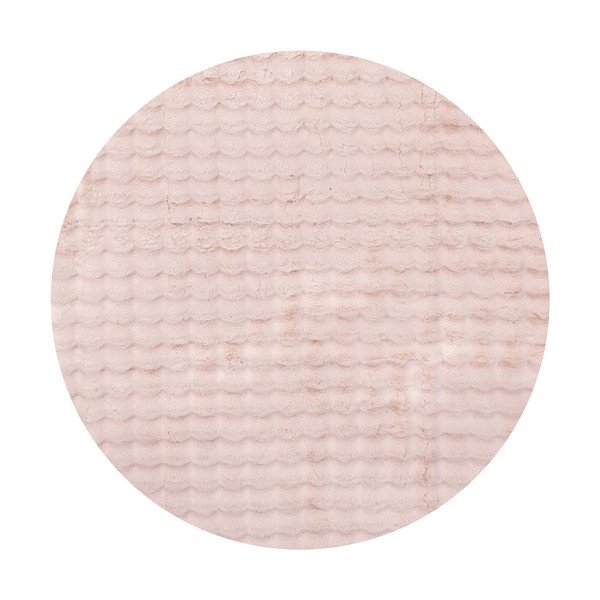 Розов кръгъл килим подходящ за пране ø 150 cm Bubble Pink – Mila Home