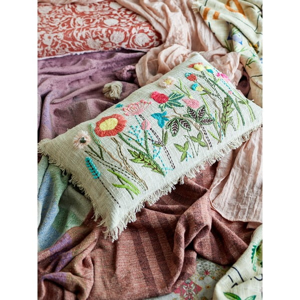 Памучна декоративна възглавница 60x35 cm Tetti – Bloomingville-image-3