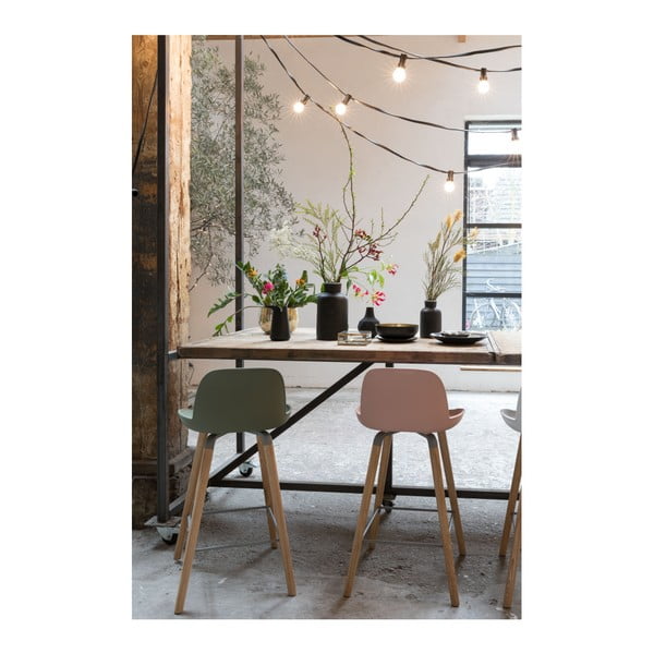 Комплект от 2 бар стола в бежово и сиво, височина на седалката 65 cm Albert Kuip - Zuiver-image-1