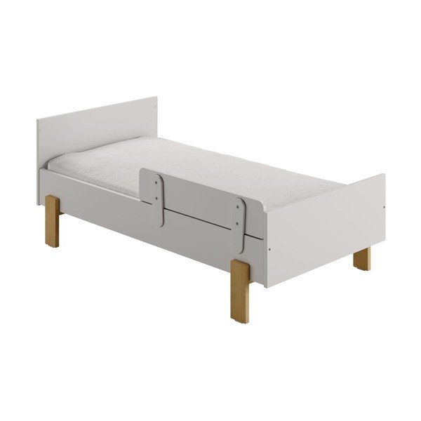 Светлосиво детско легло 70x140 cm Cube - Pinio-image-3