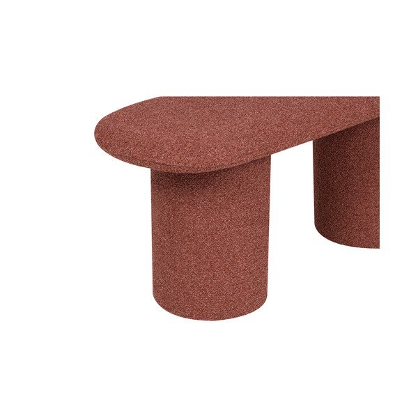 Подплатена пейка от прежда с примки от букле в тухлен цвят Rull – noo.ma-image-2