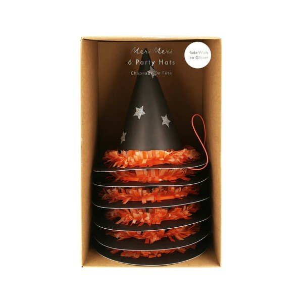 Парти шапки в комплект от 6 броя Witch - Meri Meri-image-4