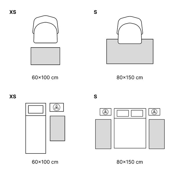 Сив килим Бръшлян, 50 x 80 cm Varakli - Vitaus-image-4