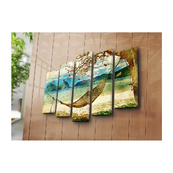 Картина от няколко части Хамак, 105 x 70 cm - Wallity-image-2
