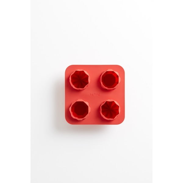 Червена силиконова форма за печене Fortune Origami - Lékué