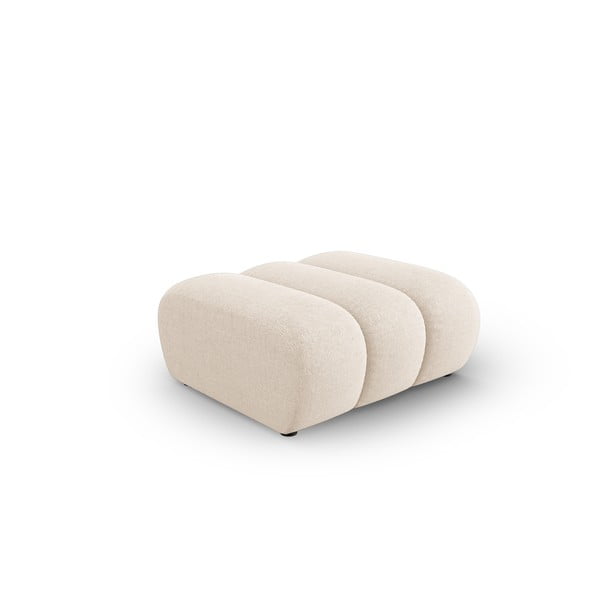 Кремава табуретка за крака Lupine – Micadoni Home-image-2