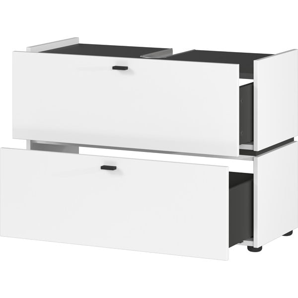 Бял шкаф за мивка 80x59 cm Modesto - Germania-image-2