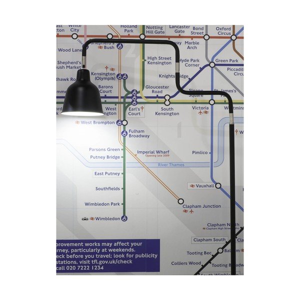 Черна свободностояща лампа London - it's about RoMi-image-4