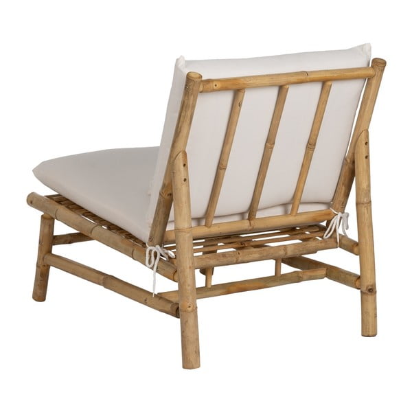 Бяло кресло Bamboo – Ixia-image-3