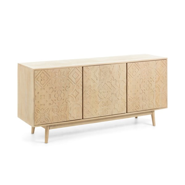 Скрин от мангово и акациево дърво , 162 x 75 cm Sakoi - Kave Home