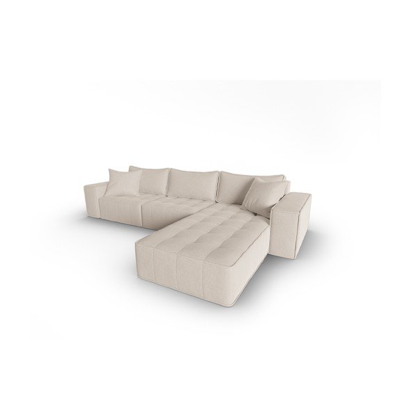 Бежов ъглов диван (десен ъгъл) Mike - Micadoni Home-image-3