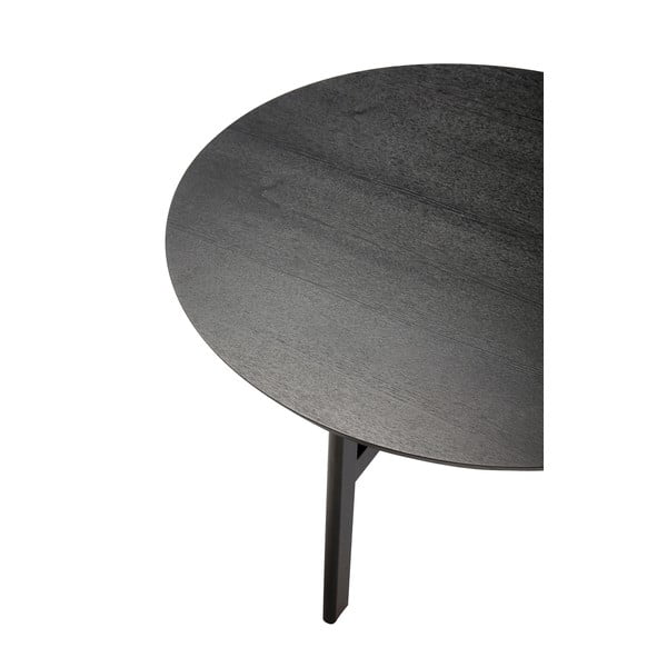 Черна кръгла масичка за кафе ø 80 cm Fjord – Hübsch-image-3