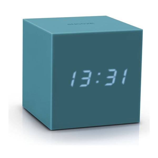 Син LED будилник Gravity Cube Gravity Cube Click - Gingko-image-2