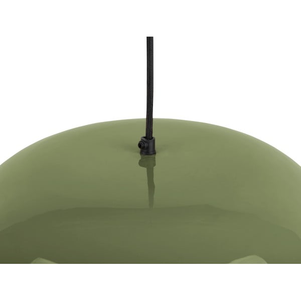 Зелено висящо осветително тяло с метален абажур ø 50 cm Waved – Leitmotiv-image-1