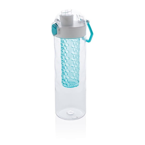 Ексклузивна синя бутилка за плодове Honeycomb с цедка, 700 ml - XD Design