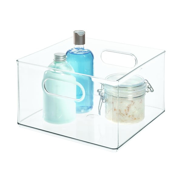 Прозрачна кутия за съхранение iDesign The Home Edit, 25,4 x 25,3 cm - iDesign/The Home Edit-image-3