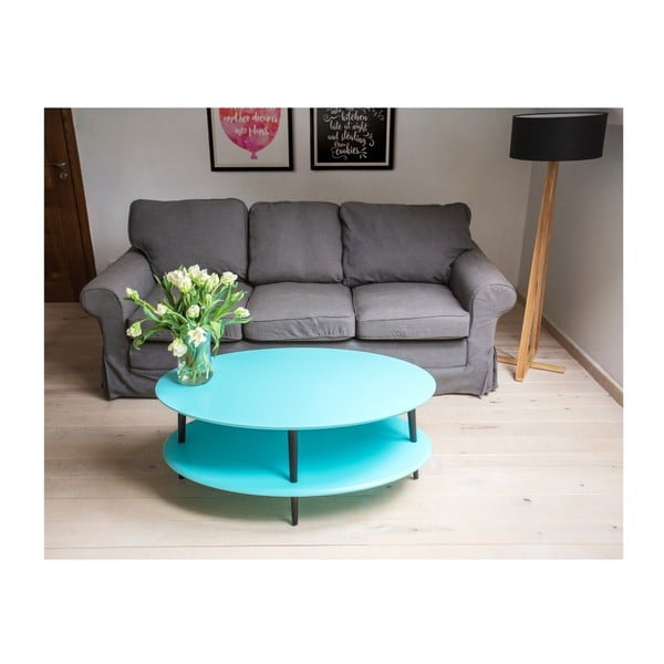 Светлосива маса за кафе с понижена основа OVO Ovo - Ragaba-image-2