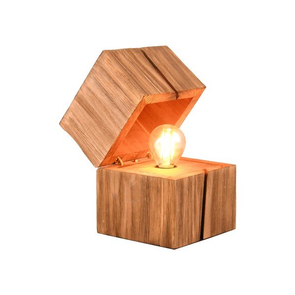 Кафява настолна лампа (височина 16 cm) Treasure - Trio-image-3