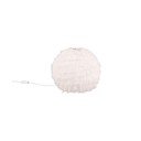 Кремава настолна лампа (височина 24 cm) Furry - Reality