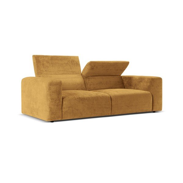 Диван в цвят жълта охра 234 cm Cruz – Micadoni Home-image-1