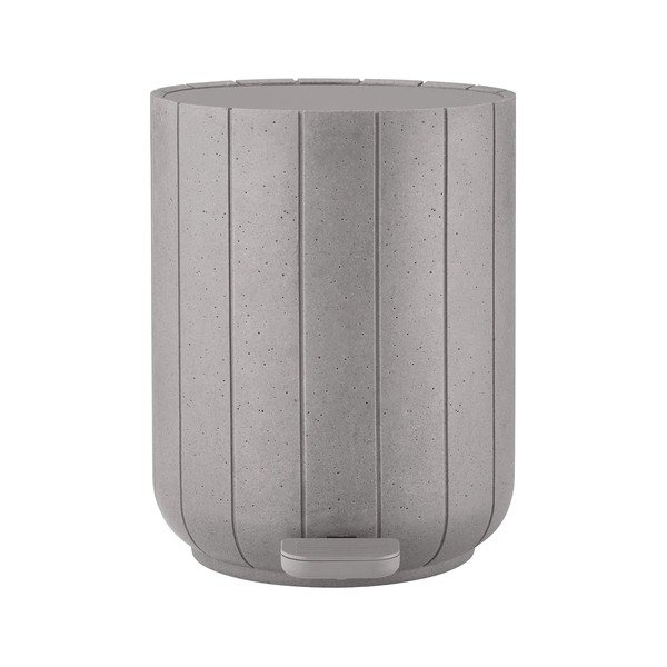 Светлосиво кошче за боклук с педал от полиресин 3 l Kua – Blomus