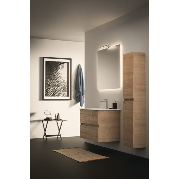 Стенен шкаф за мивка от декор от дъб в естествен цвят  80x55 cm Eurovit+ – Ideal Standard-image-4