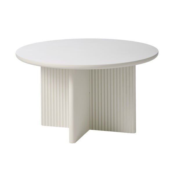 Светлосива кръгла масичка за кафе ø 80 cm Palma – Unique Furniture-image-1