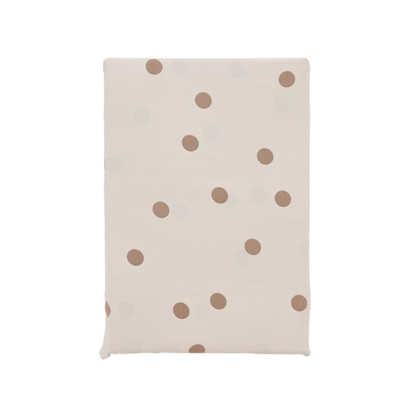 Кафяво единично  спално бельо от памучен сатен 140x200 cm Solaris – Södahl-image-3