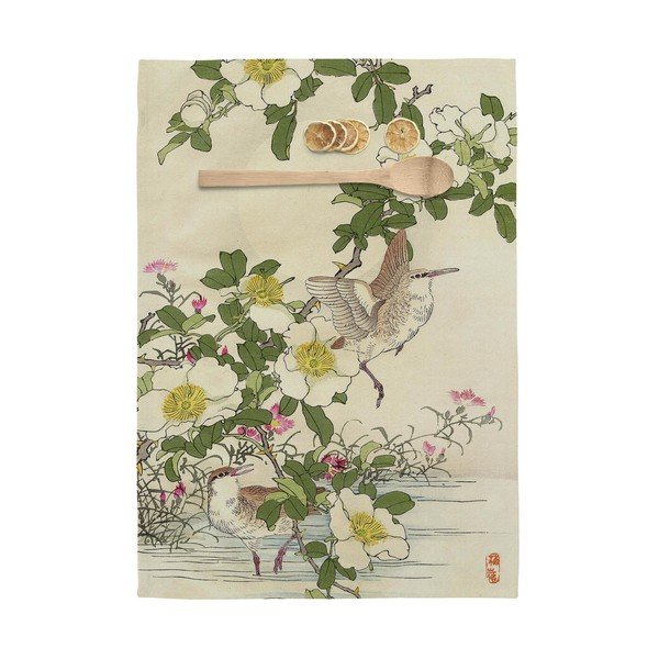 Комплект от 2 памучни кухненски кърпи , 70 x 50 cm Japonais - Happy Friday Basic-image-2