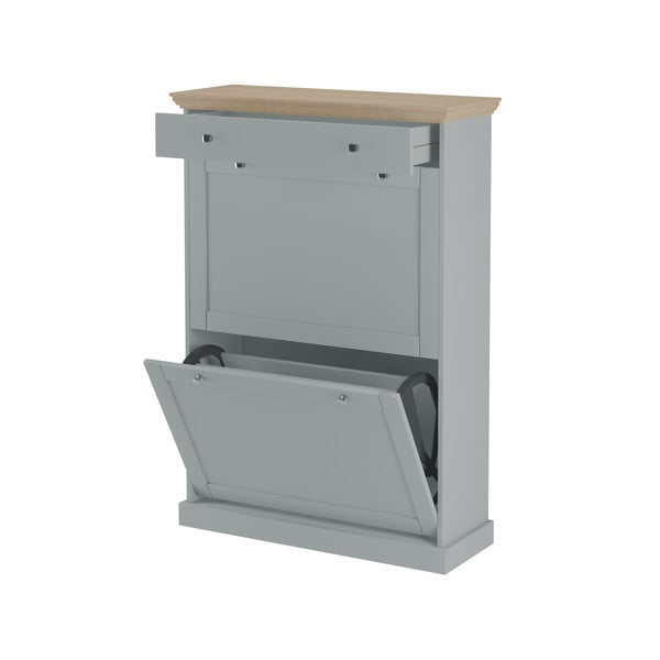 Сива накланяща се стойка за обувки Binz – Støraa-image-3