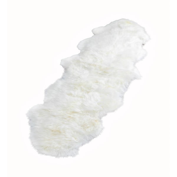 Бяла овча кожа Двойна, 60 x 240 cm - Native Natural