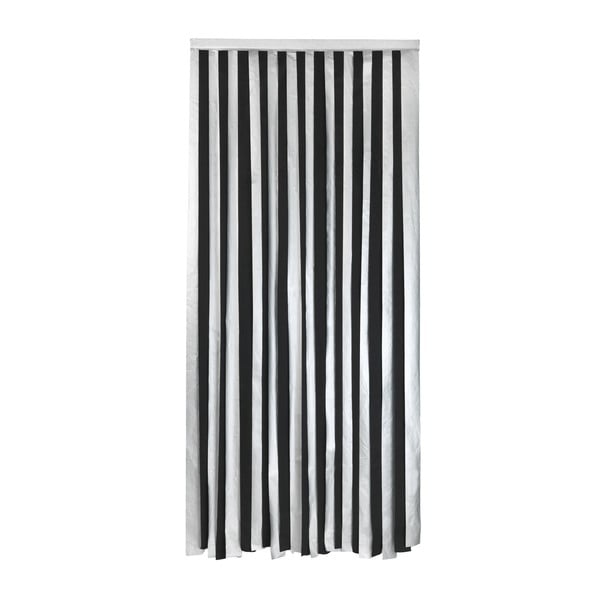 Термична завеса за врата в черно и сребристо 90x200 cm - Maximex