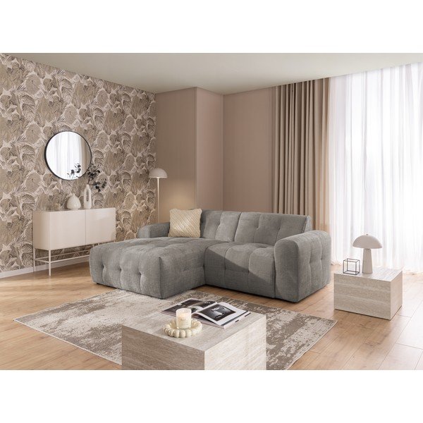 Сив ъглов диван (ляв ъгъл/с лежанка) Melva – Ropez-image-4