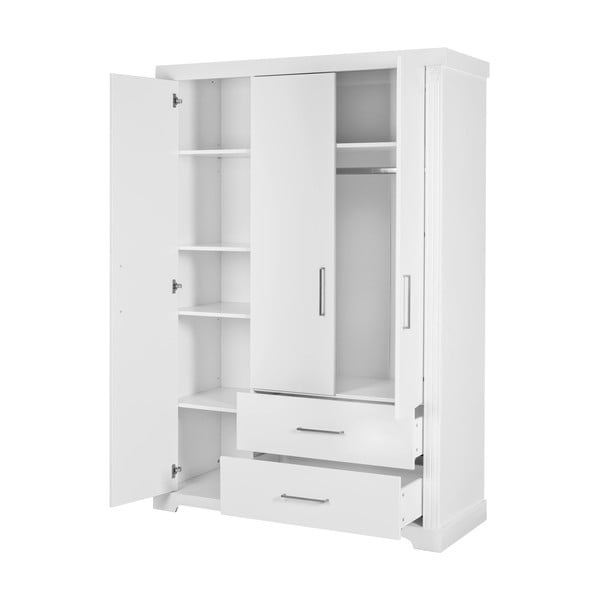 Бял детски гардероб 139x199 cm Maxi - Roba-image-2