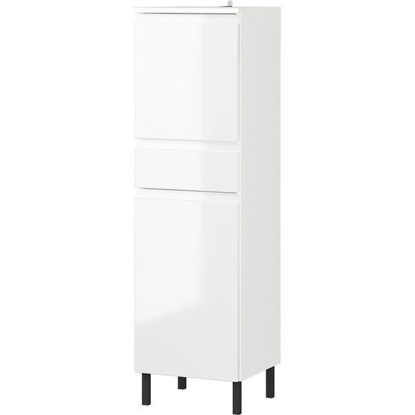 Бял висок шкаф за баня 34x120 cm Salinas - Germania-image-2