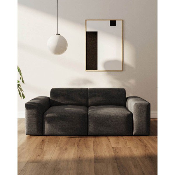 Антрацитен диван 205 cm Fluvio - MESONICA-image-3