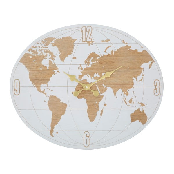Nástěnné hodiny Mauro Ferretti White World, délka 48 cm