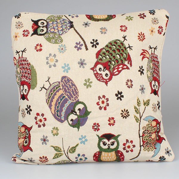 Povlak na polštář Dakls Owls Colorful