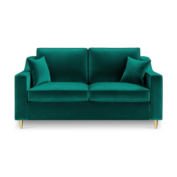 Зелен двуместен диван Marigold - Mazzini Sofas-image-1