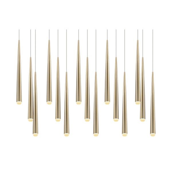 LED висящо осветително тяло  в златист цвят Cala – Trio Select-image-3