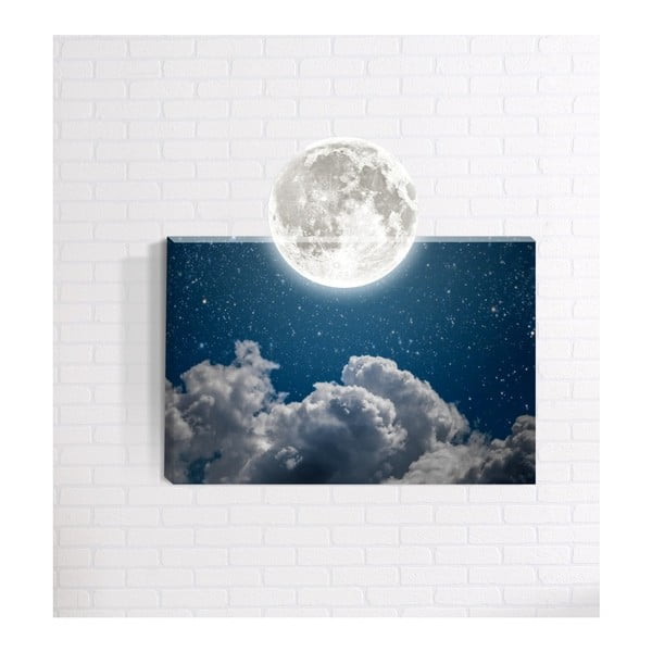 3D картина за стена Луна, 40 x 60 cm - Mosticx